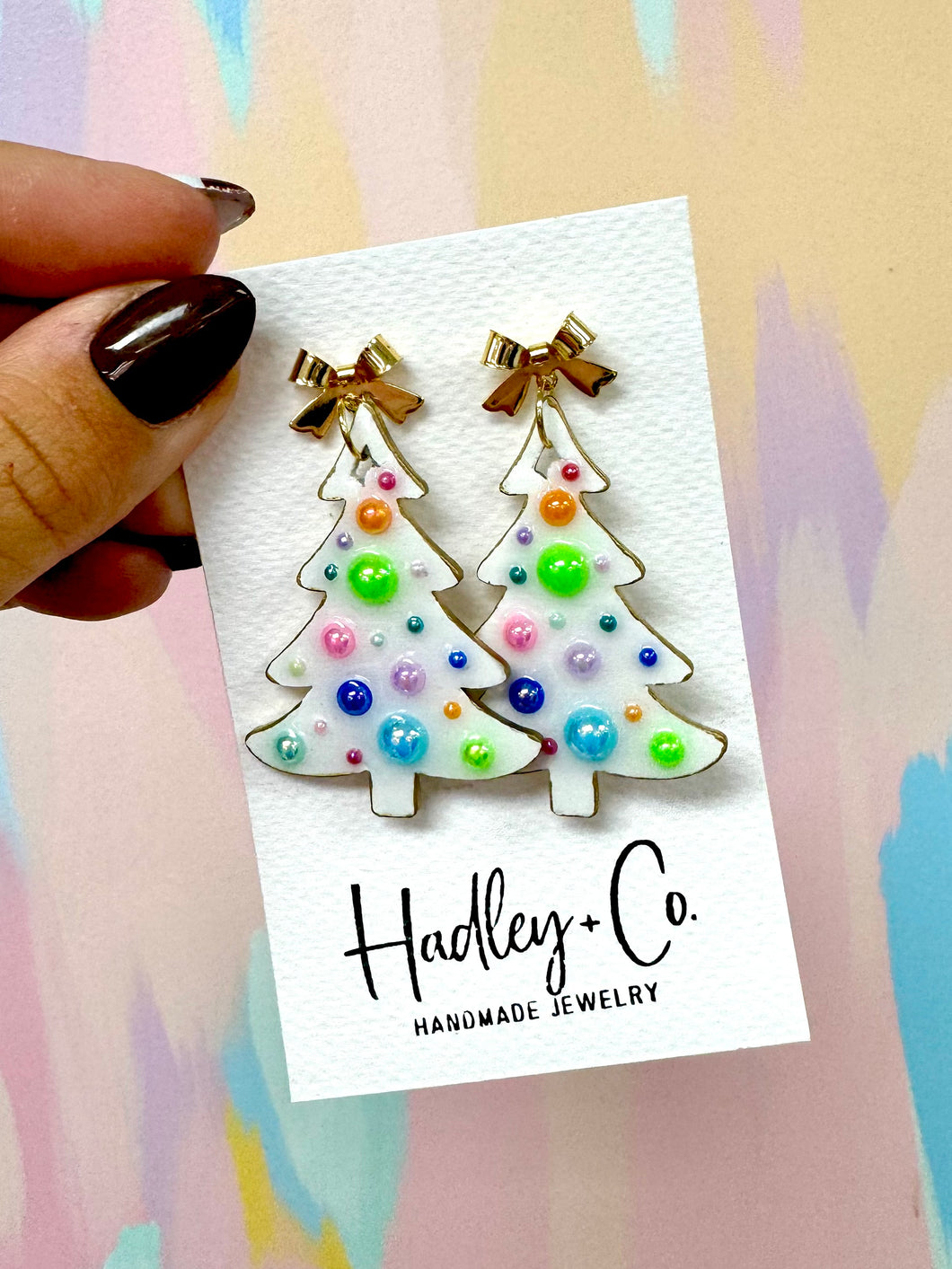 Multi tree Hadley + co earrings