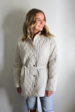 Load image into Gallery viewer, Cream quilted jacket
