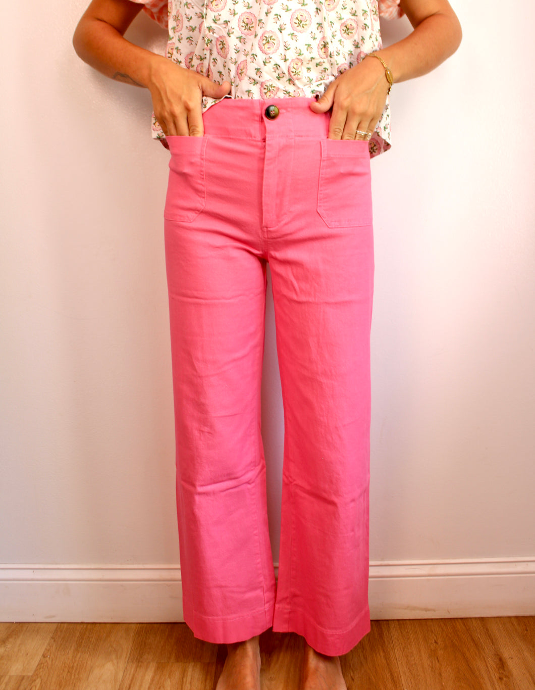 Berry pink pants