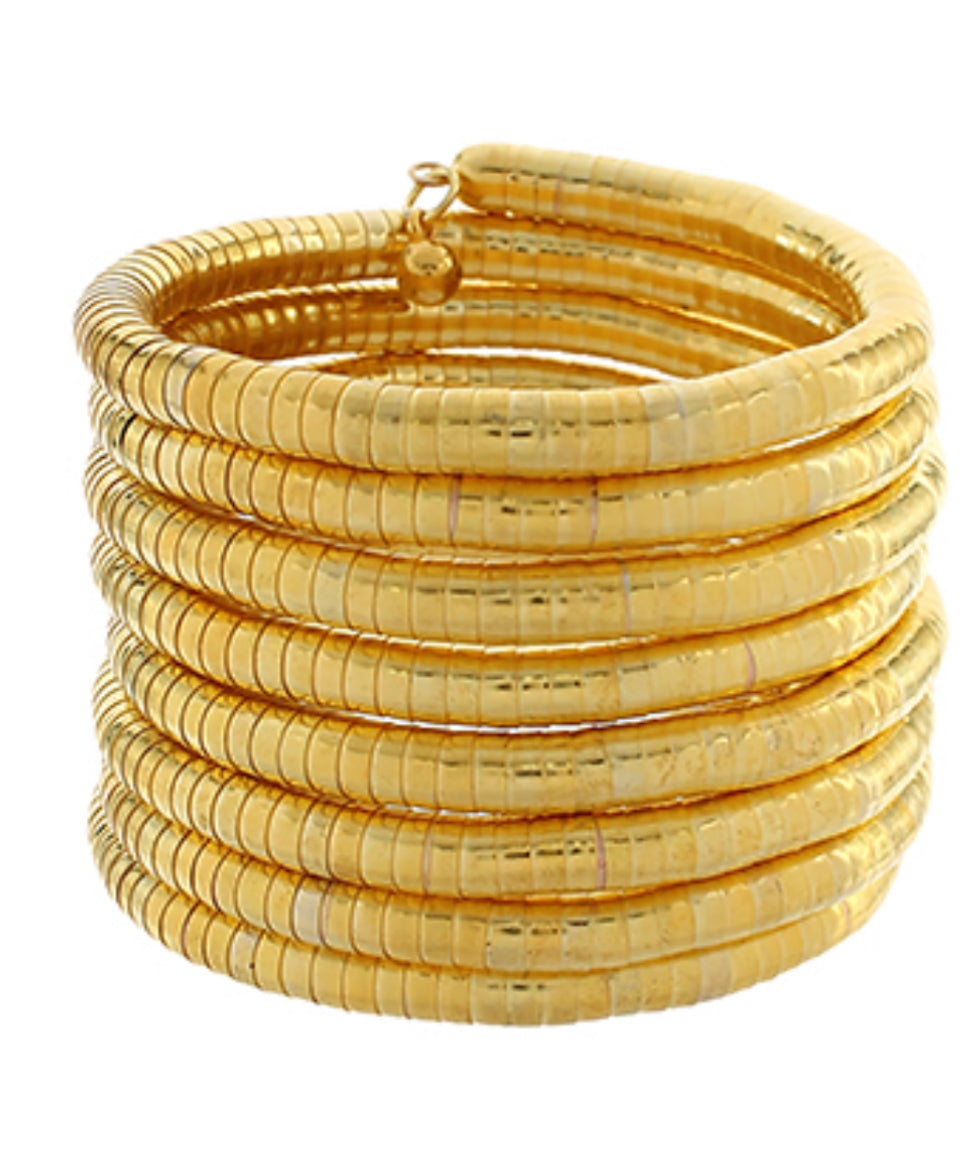 Gold wrap bracelet