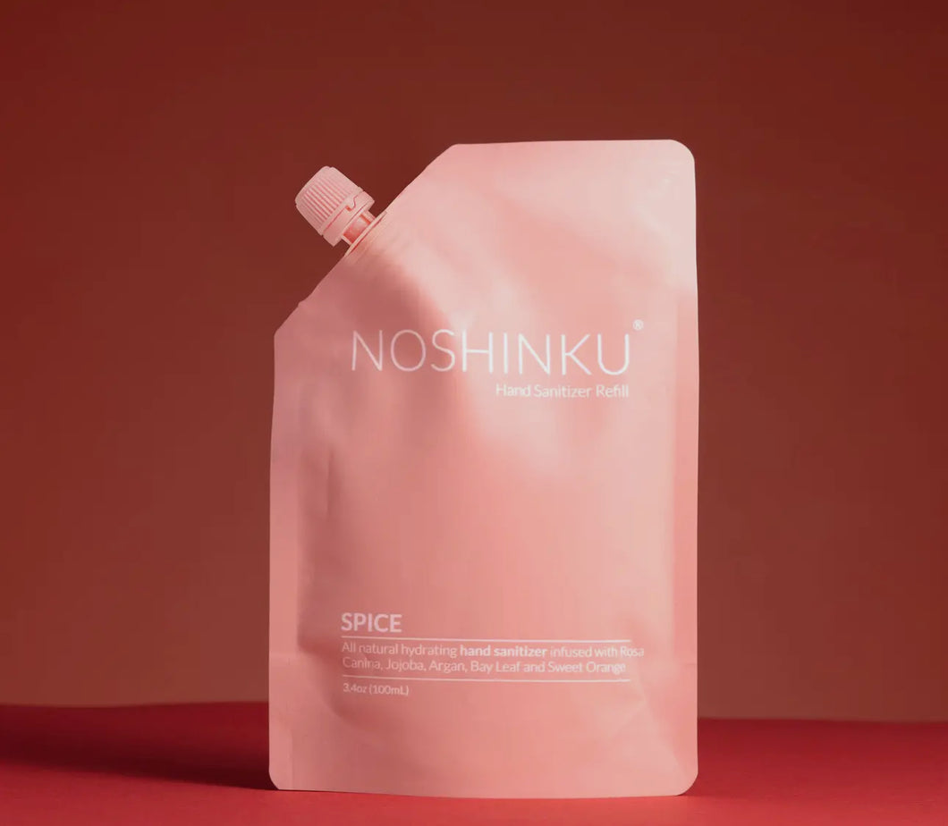 Noshinku hand sanitizer- spice refill pouch