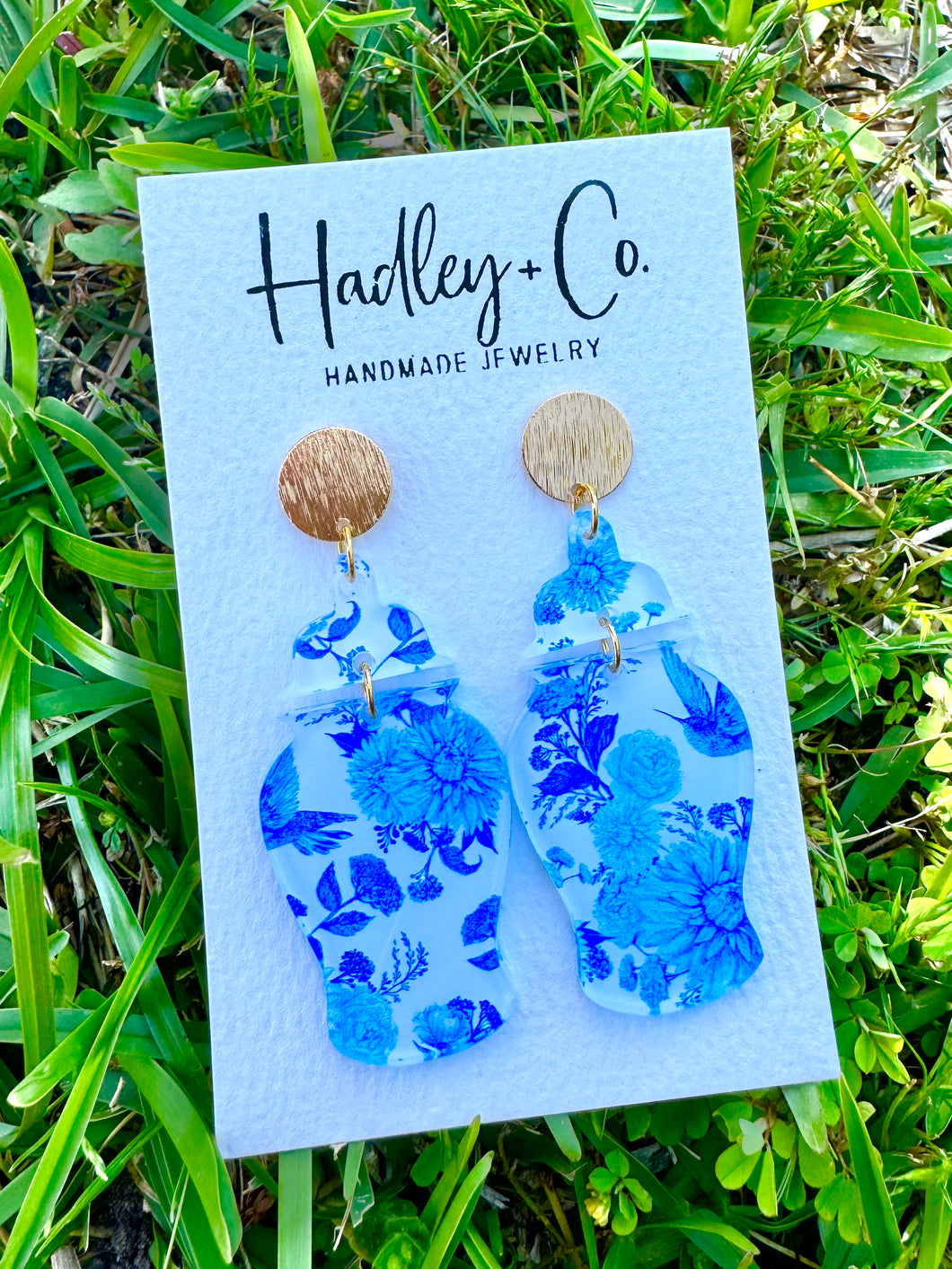 Medium ginger jar Hadley + co earrings