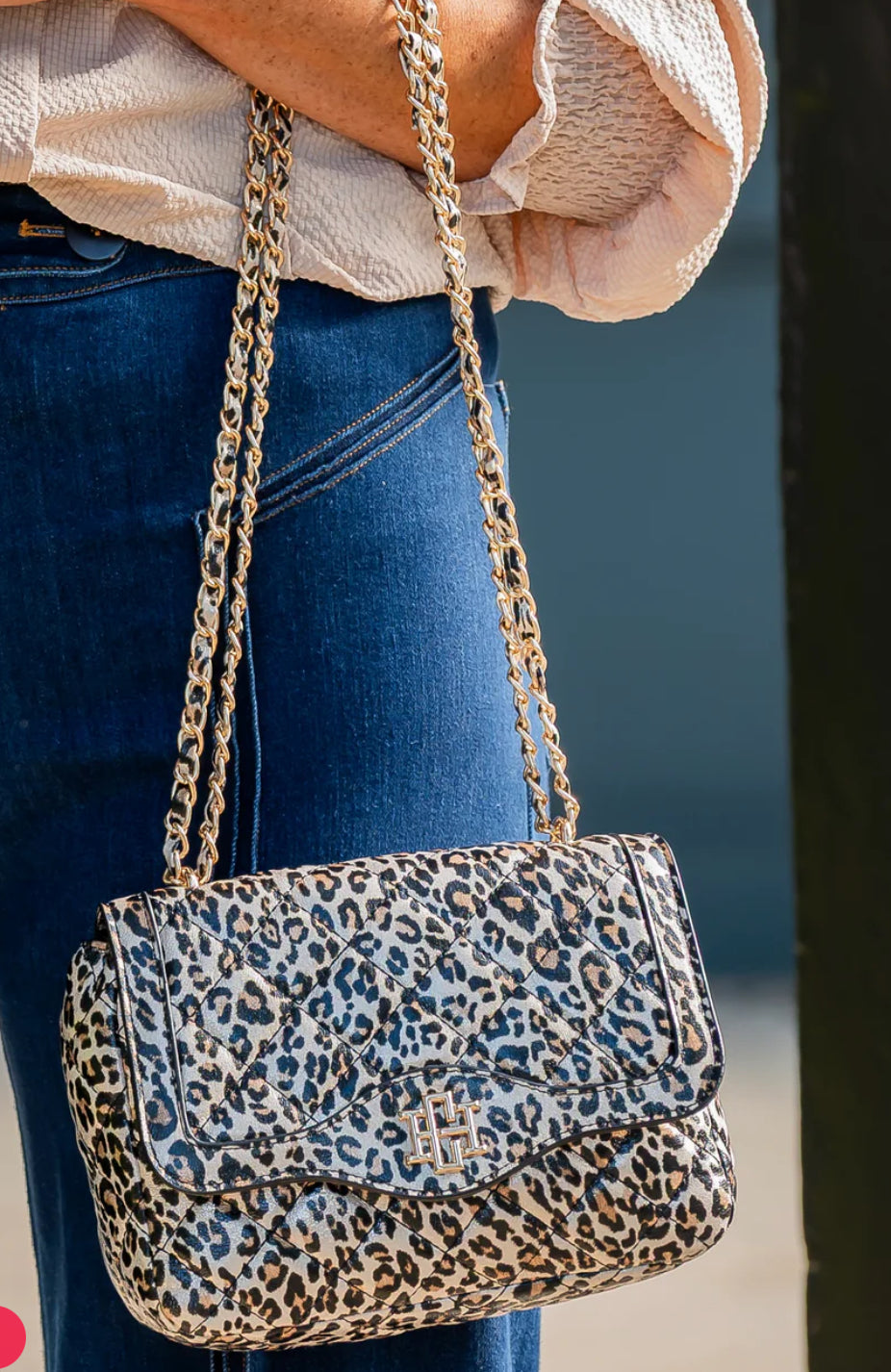 Elle crossbody- leopard/ Caroline hill