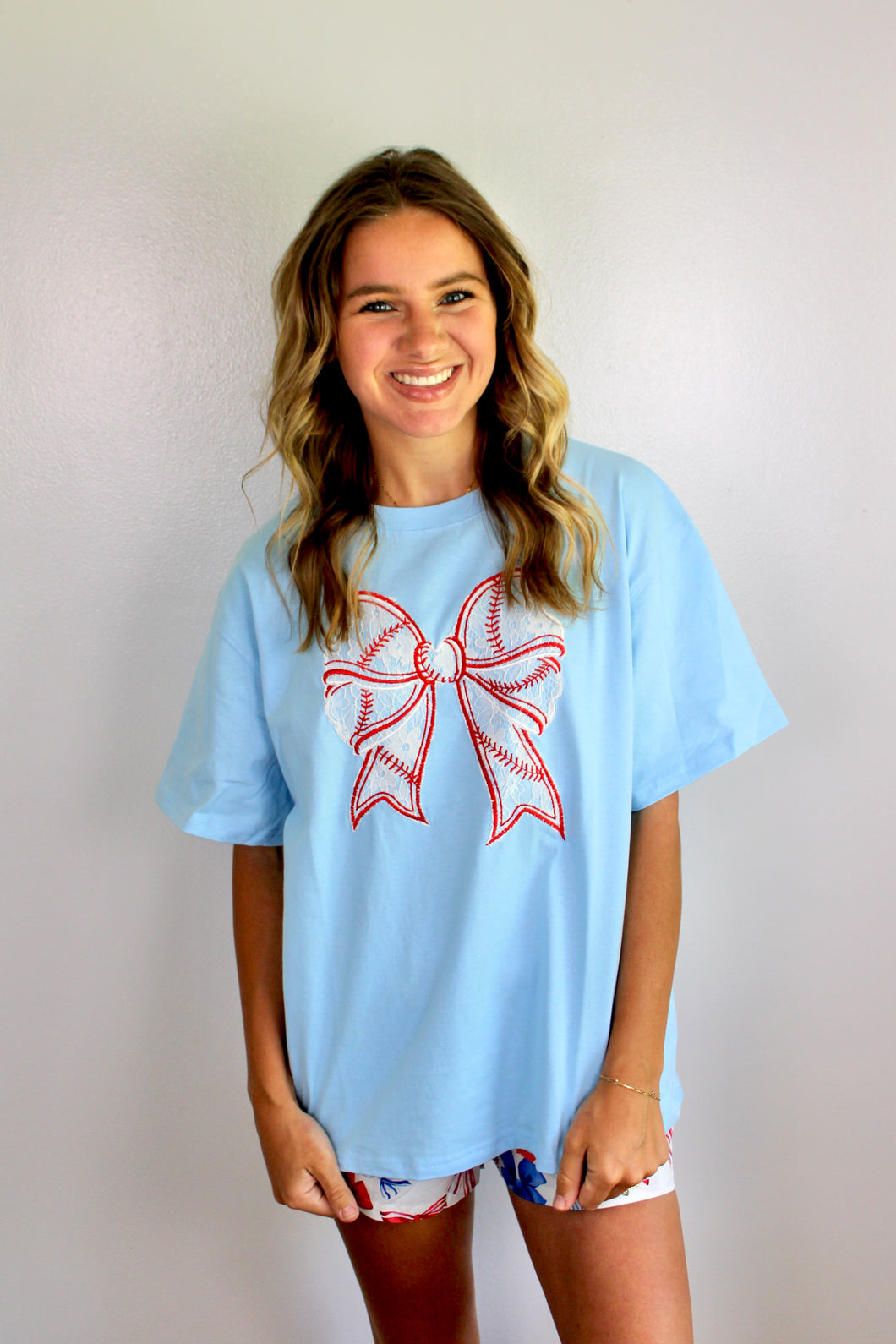 Baseball bow top