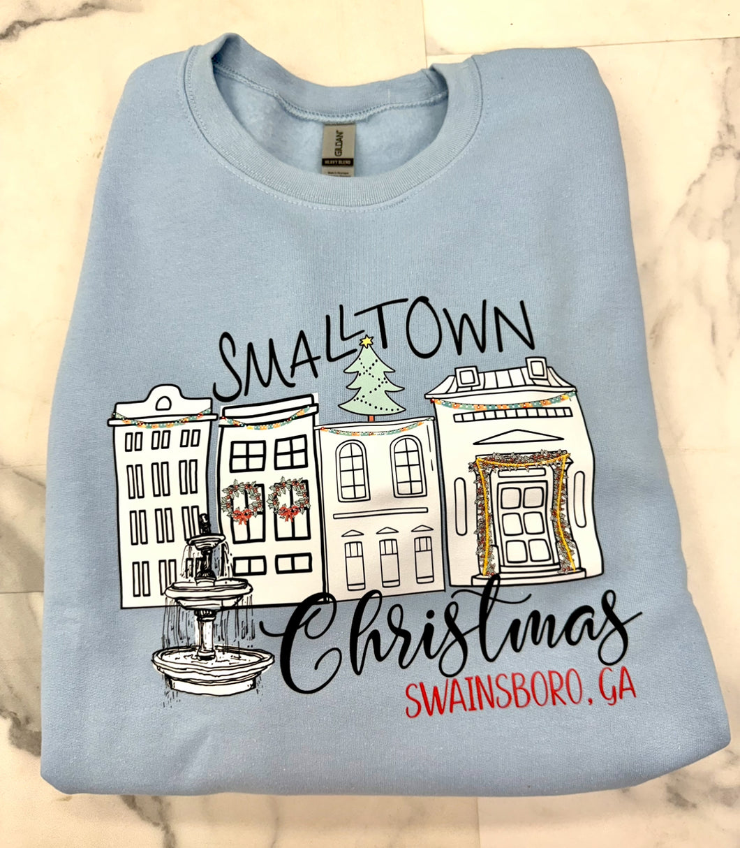 Small town Christmas sweatshirt