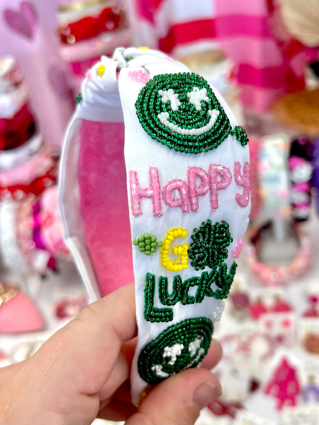 Happy go lucky headband