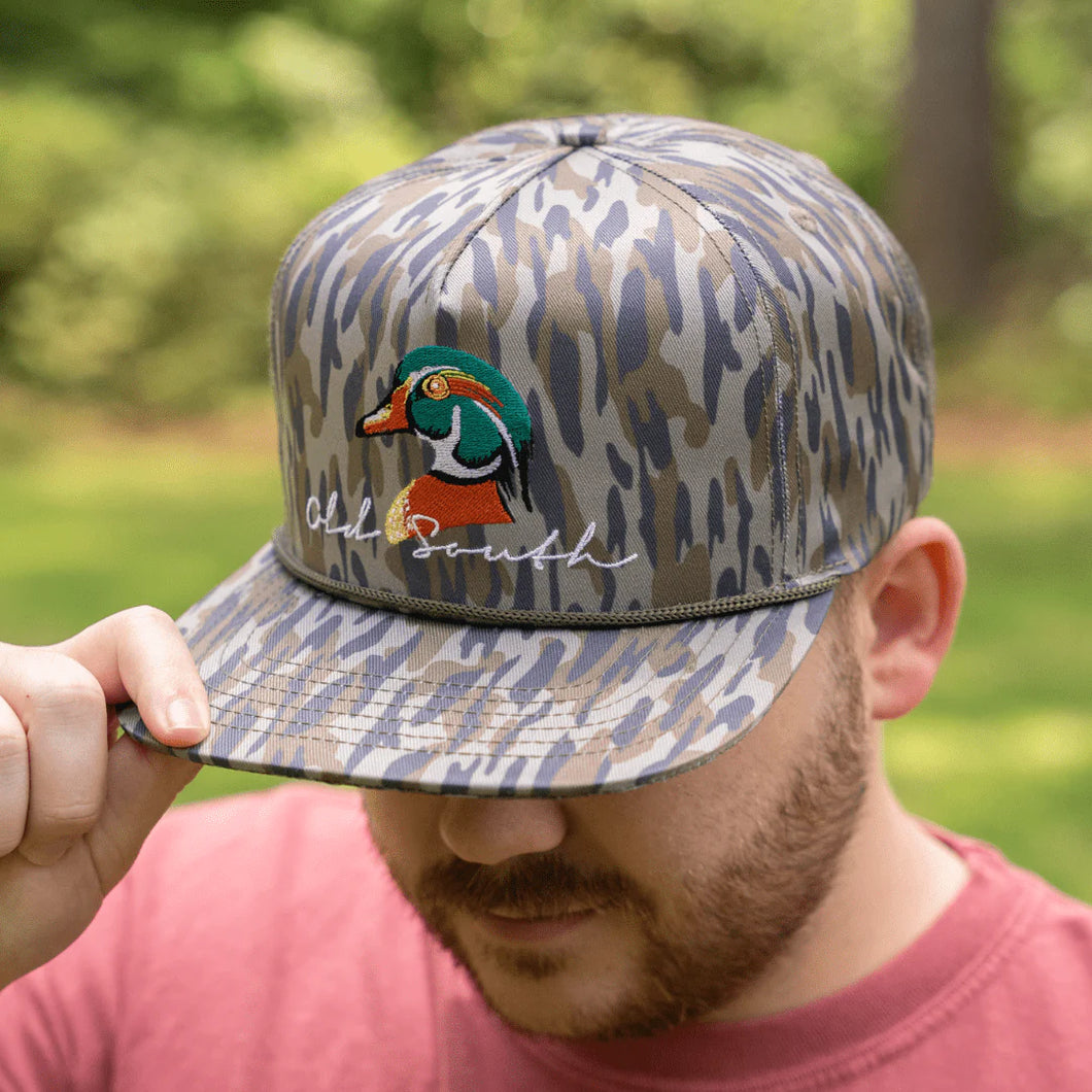 Camo wood duck old south hat