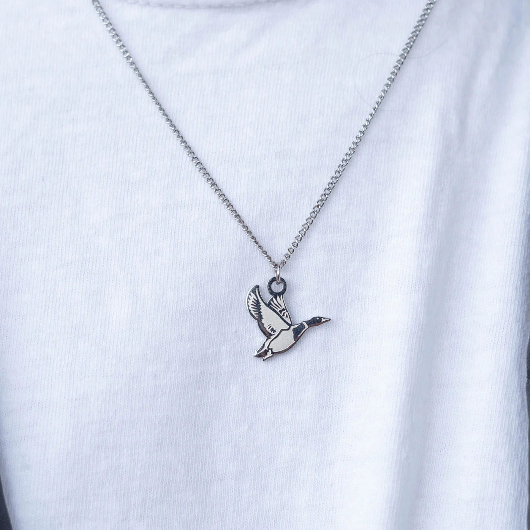 Duck stainless steel old south necklace