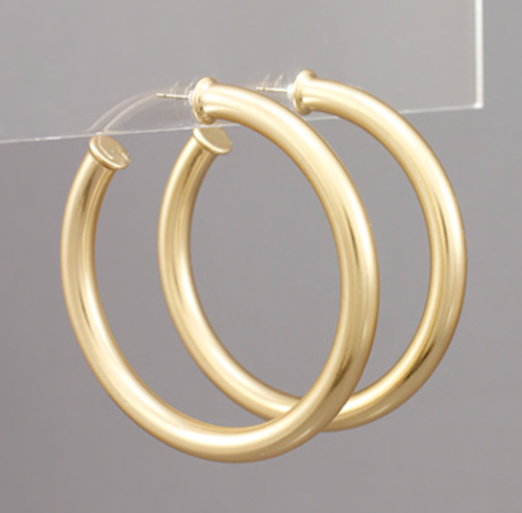 57mm gold tube hoops