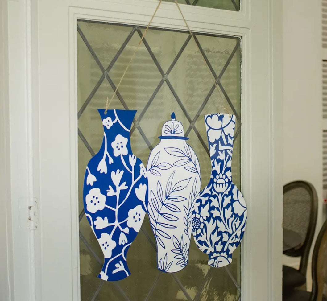 Chinoiserie door hanger