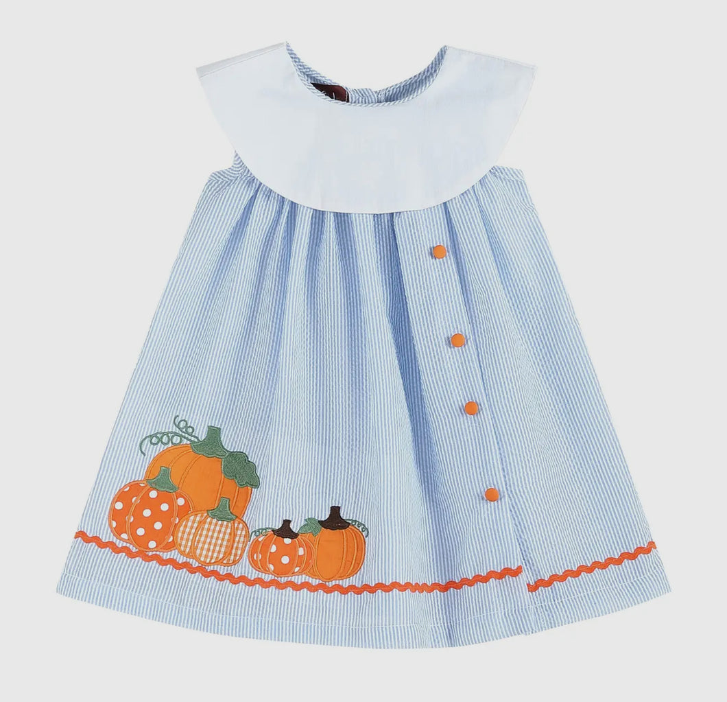 Pumpkin girls dress