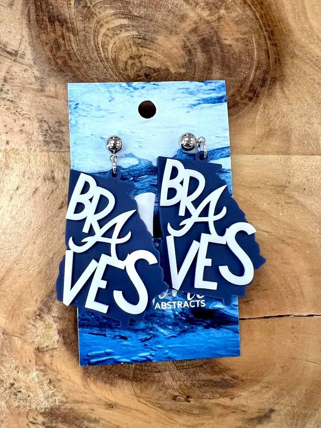 Braves state earrings