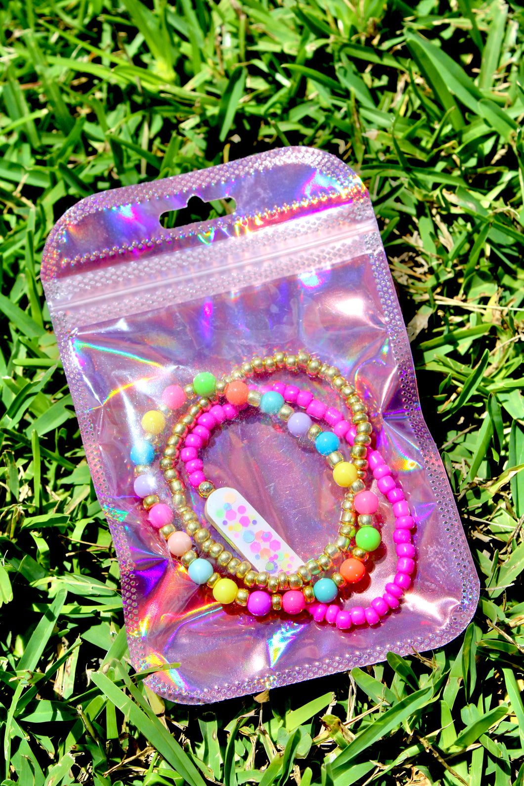 Multi confetti bracelet set Hadley + co