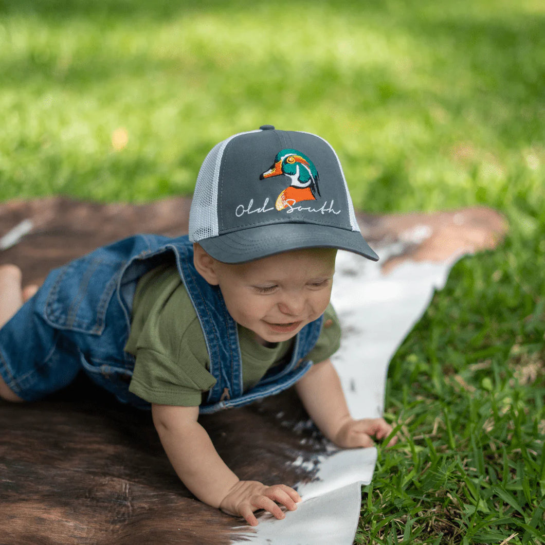 Infant old south grey duck hat