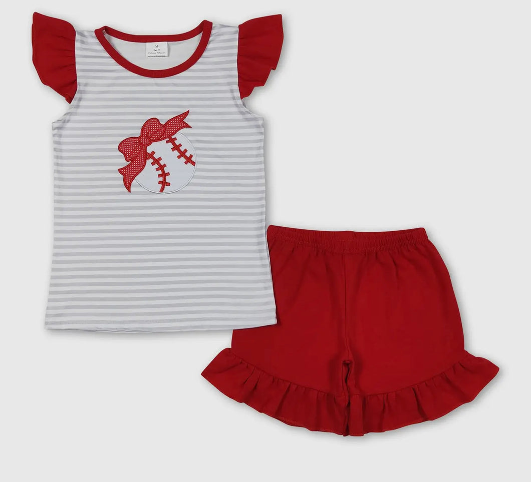 Baseball shorts set