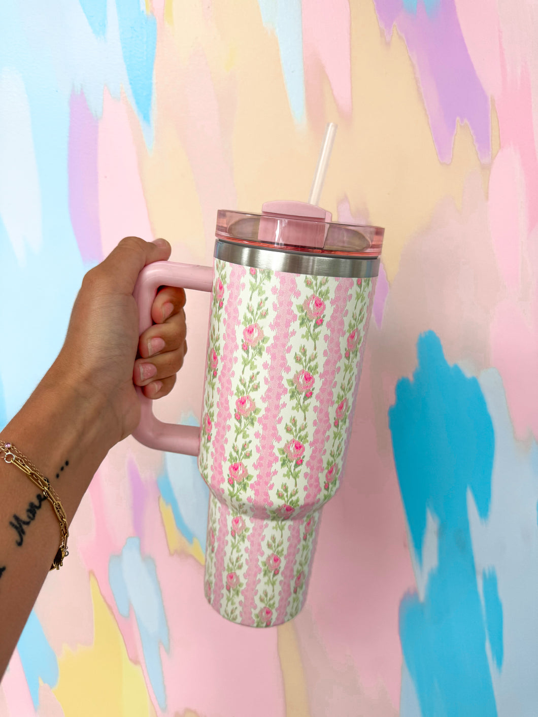 Floral inspired cup