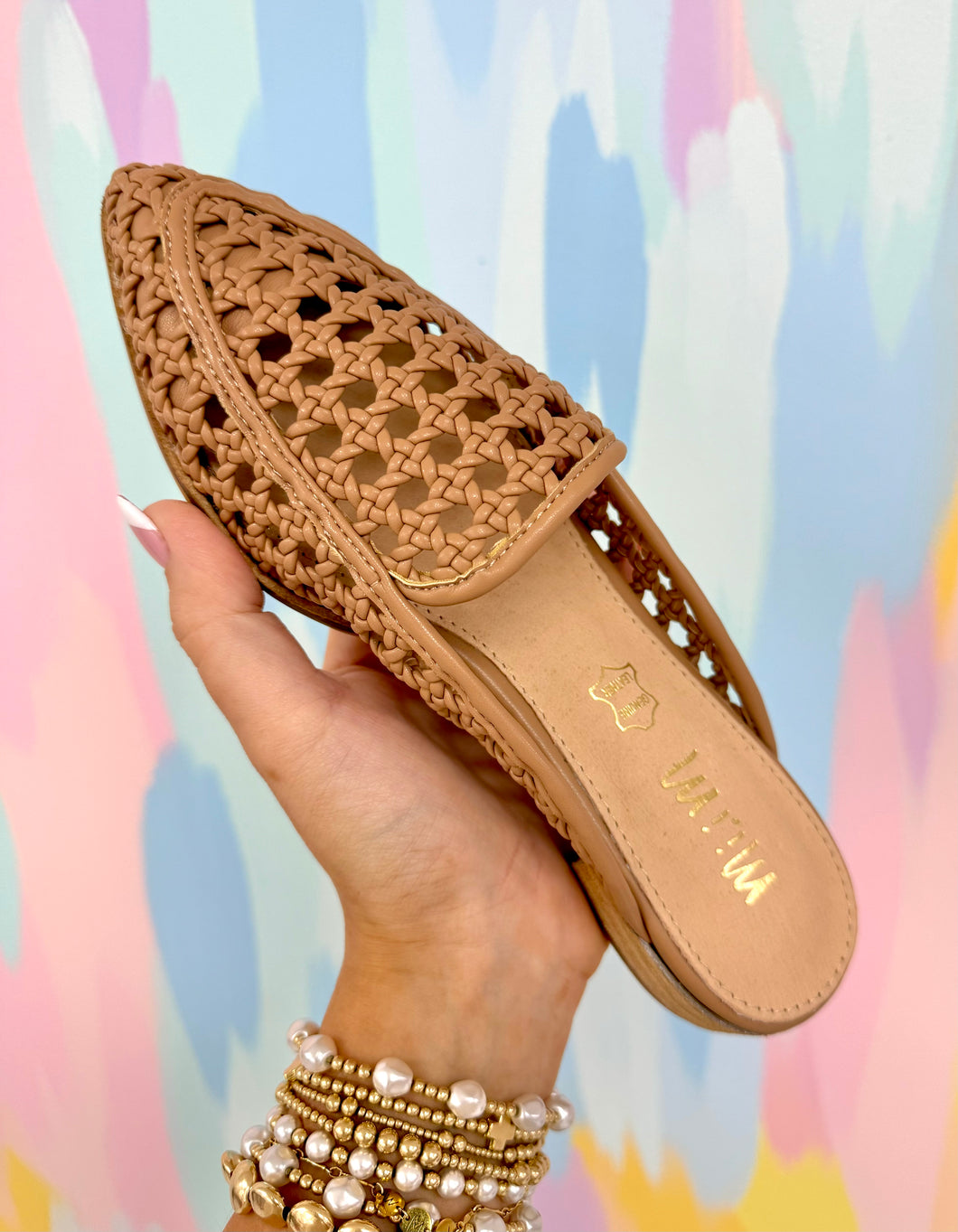Woven mules - last chance