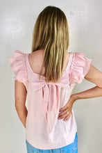 Load image into Gallery viewer, Pink bow back top
