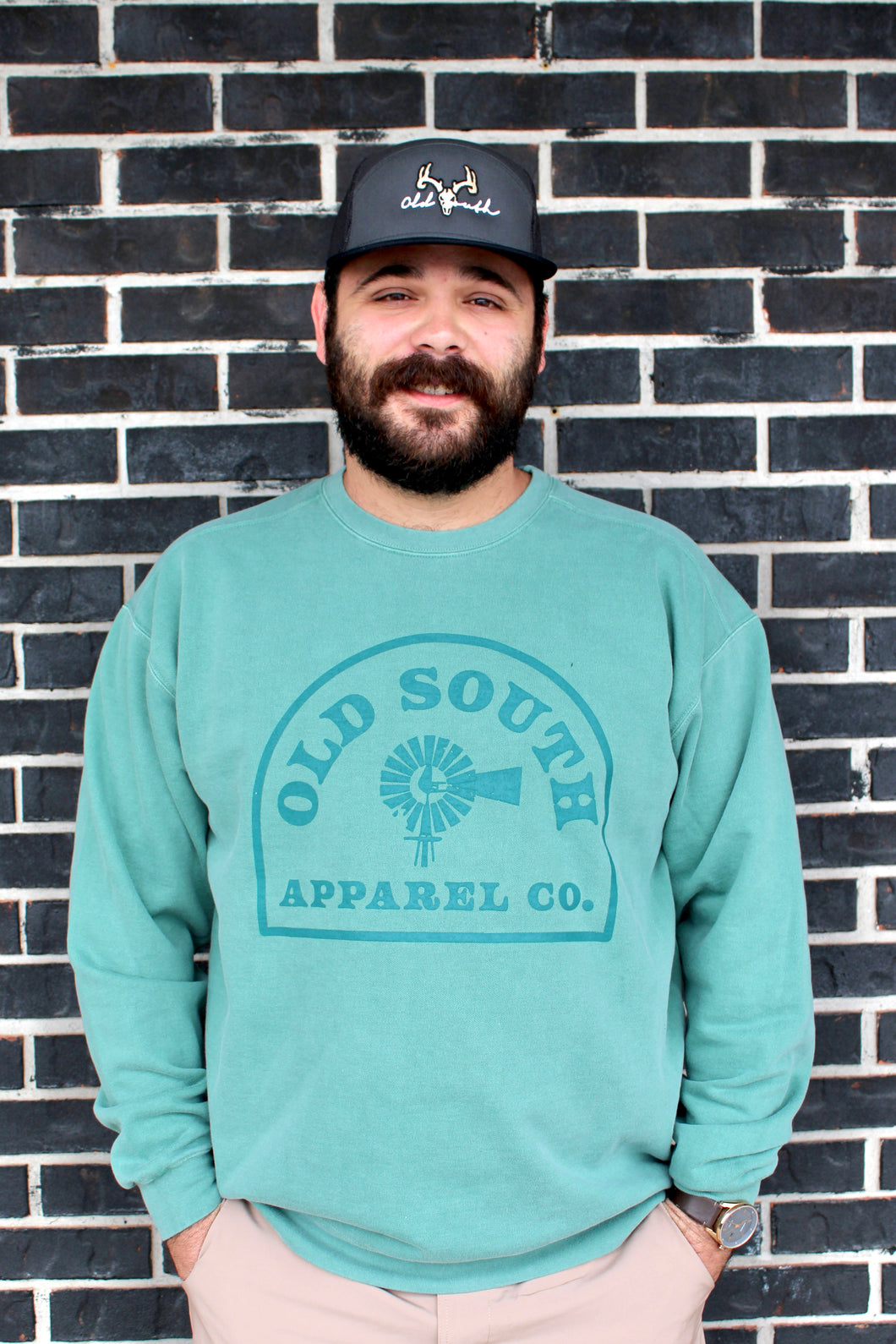 Old south green sweatshirt