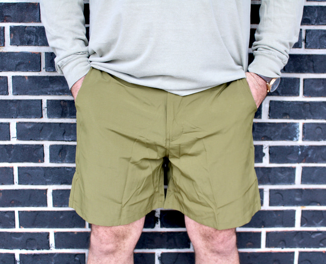 Green old south shorts