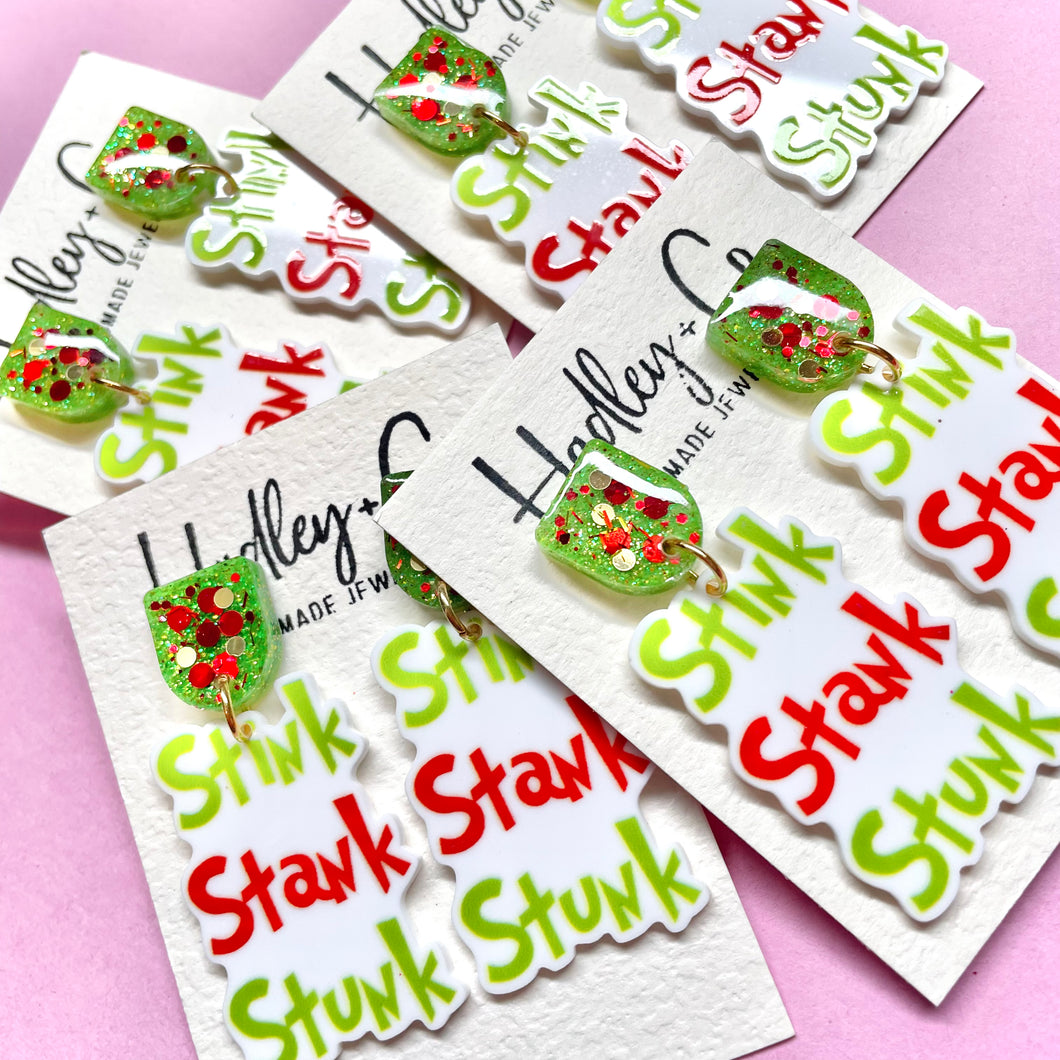 Stink stank stunk hadley + co earrings