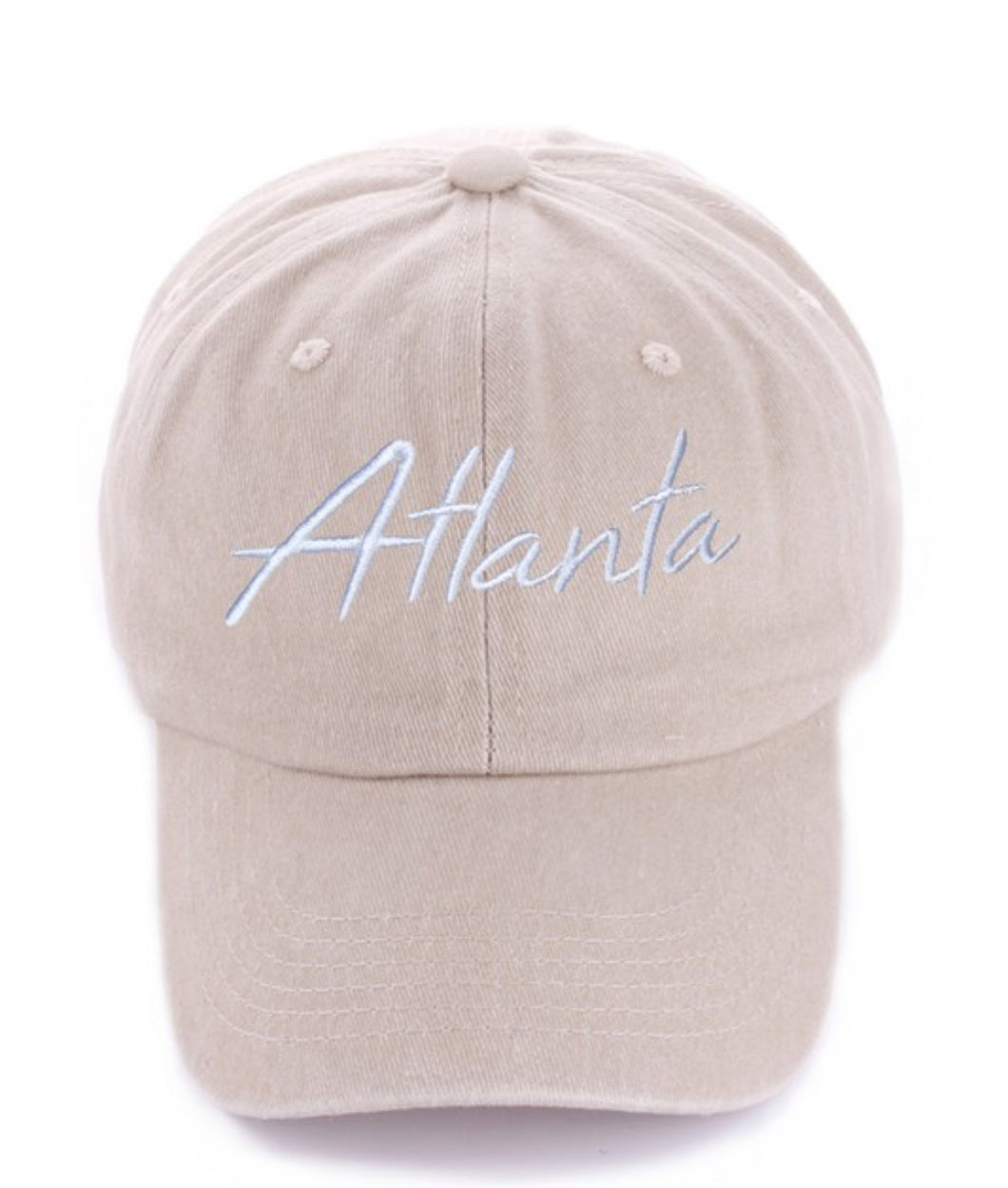 Tan Atlanta hat