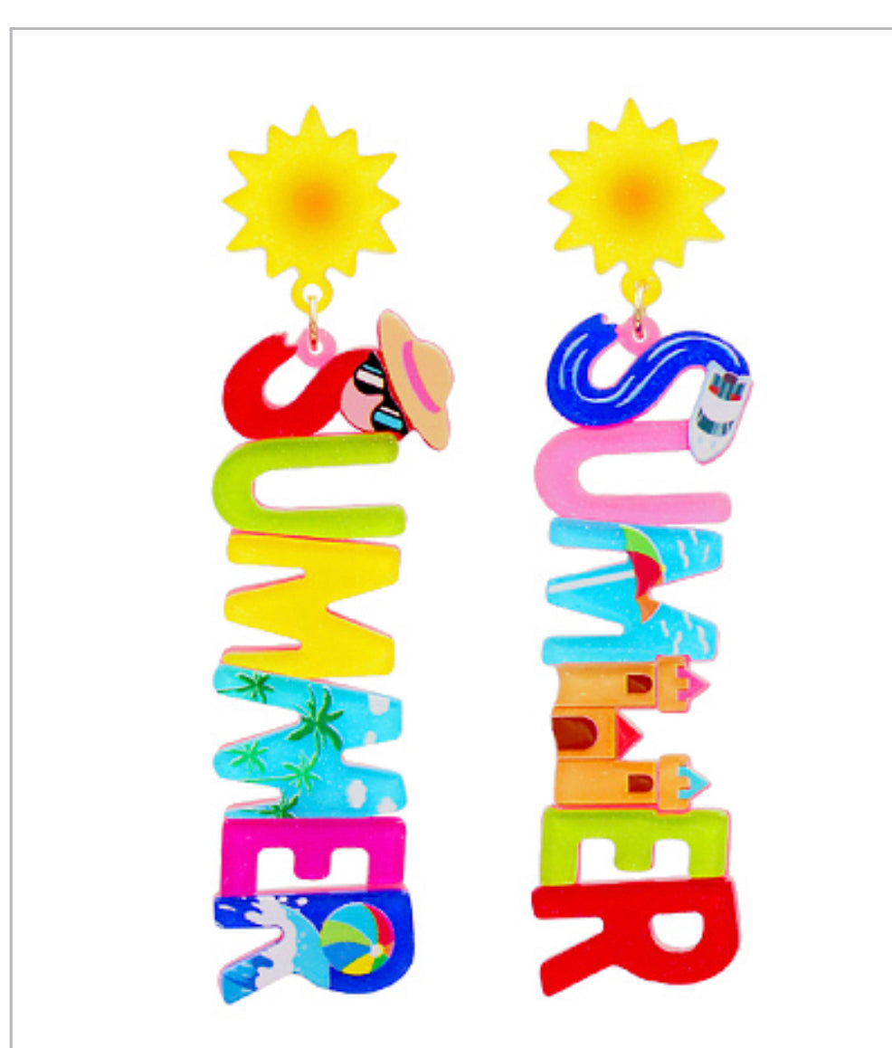 Summer earrings