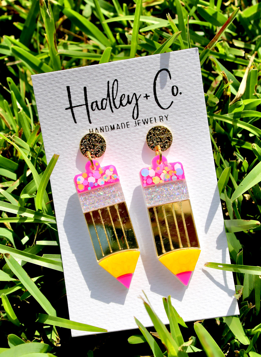 Pencil confetti Hadley + co earrings