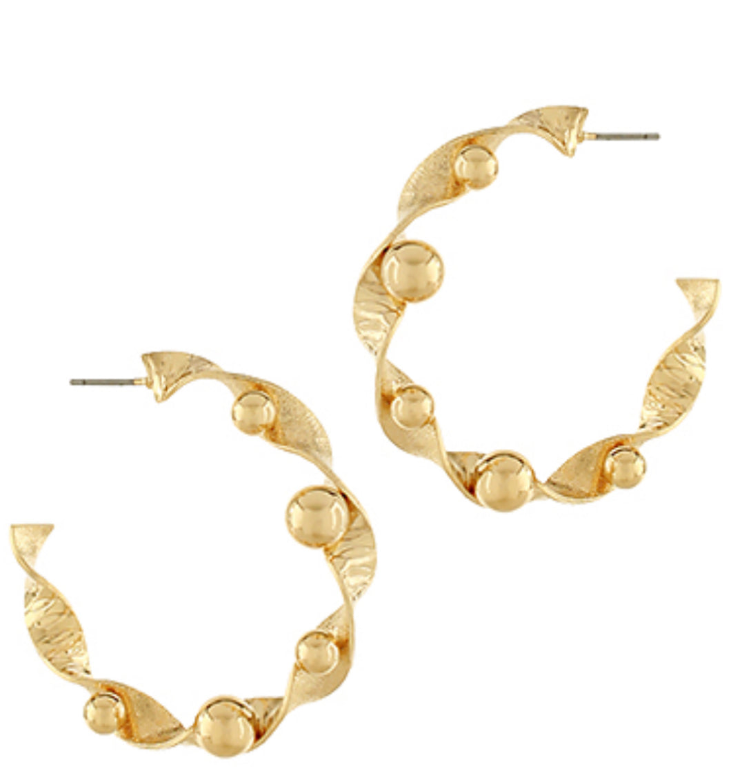 Twisted ball hoops