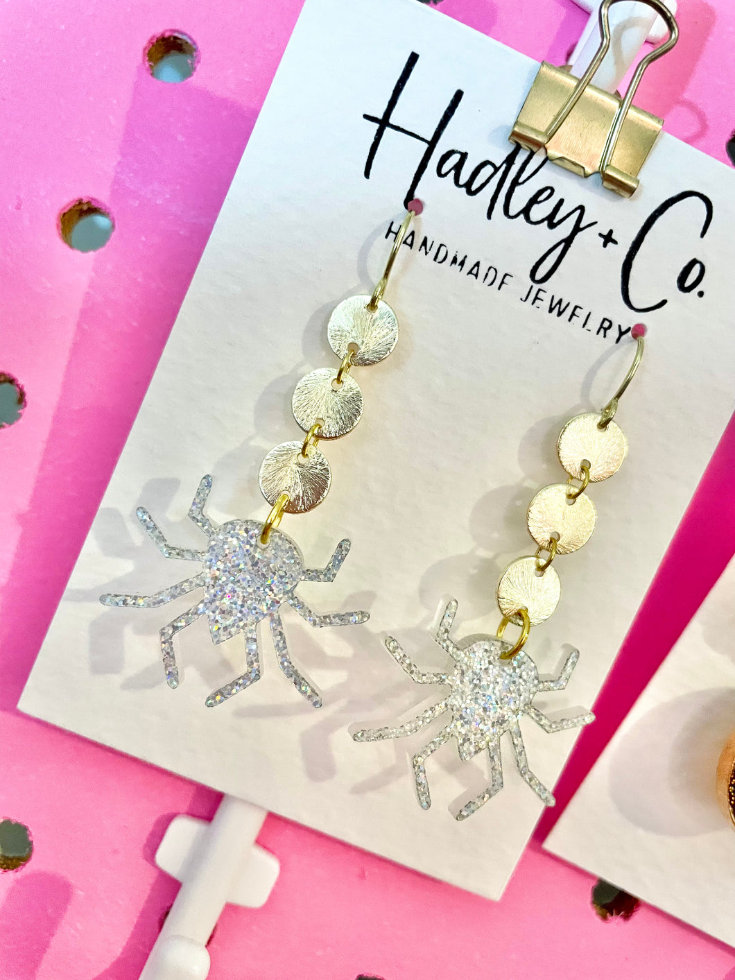 Silver gold Hadley + co earrings