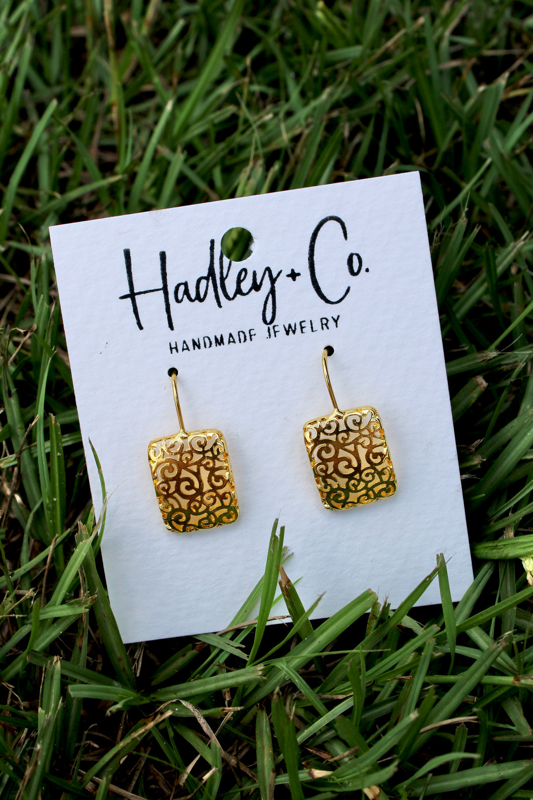 Gold dangle Hadley + co earrings