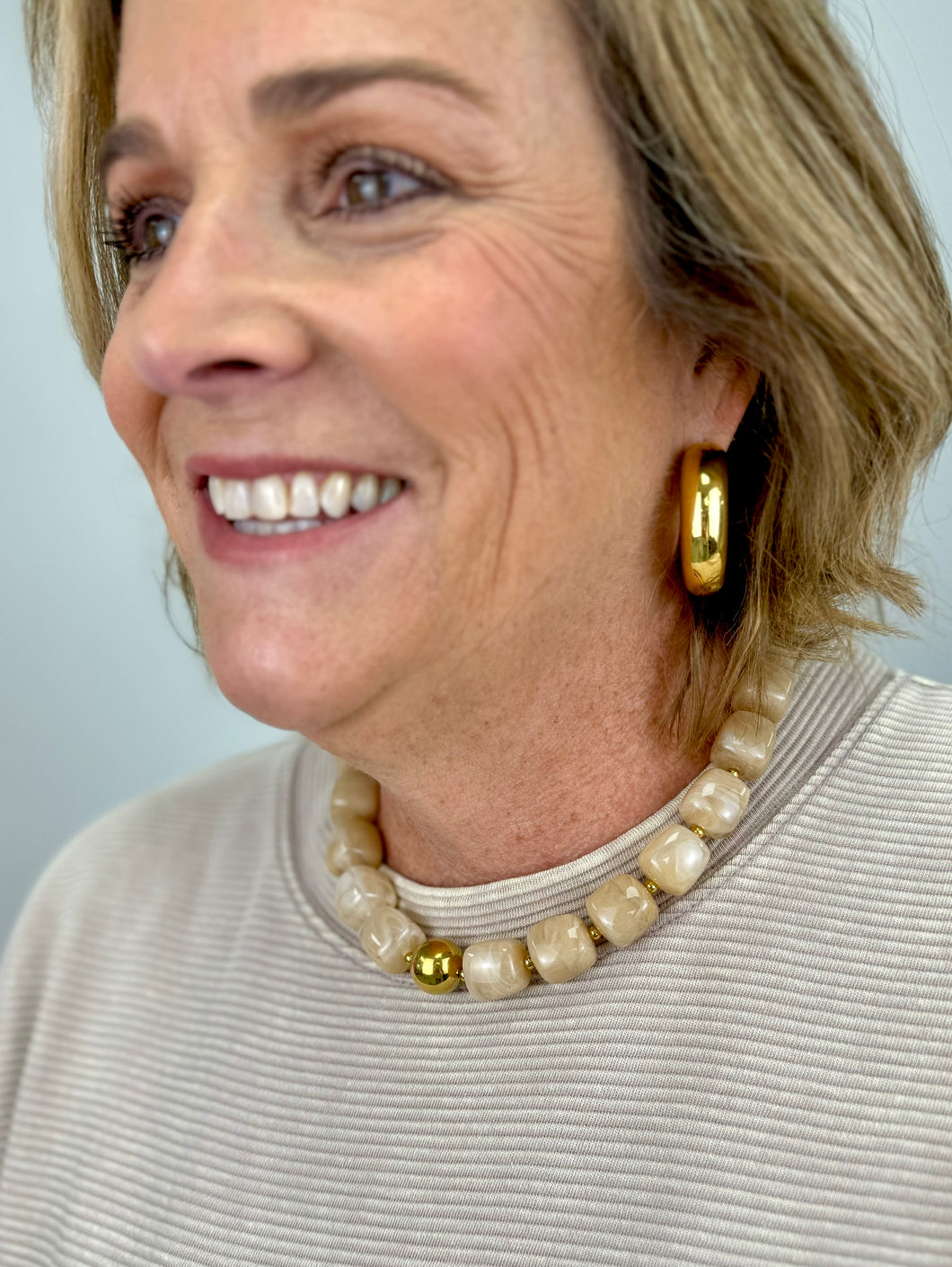 Ivory necklace gold necklace hart designs