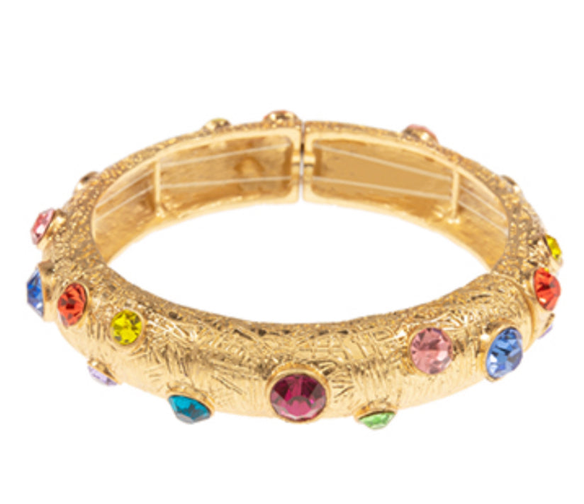 Color stoned bracelet