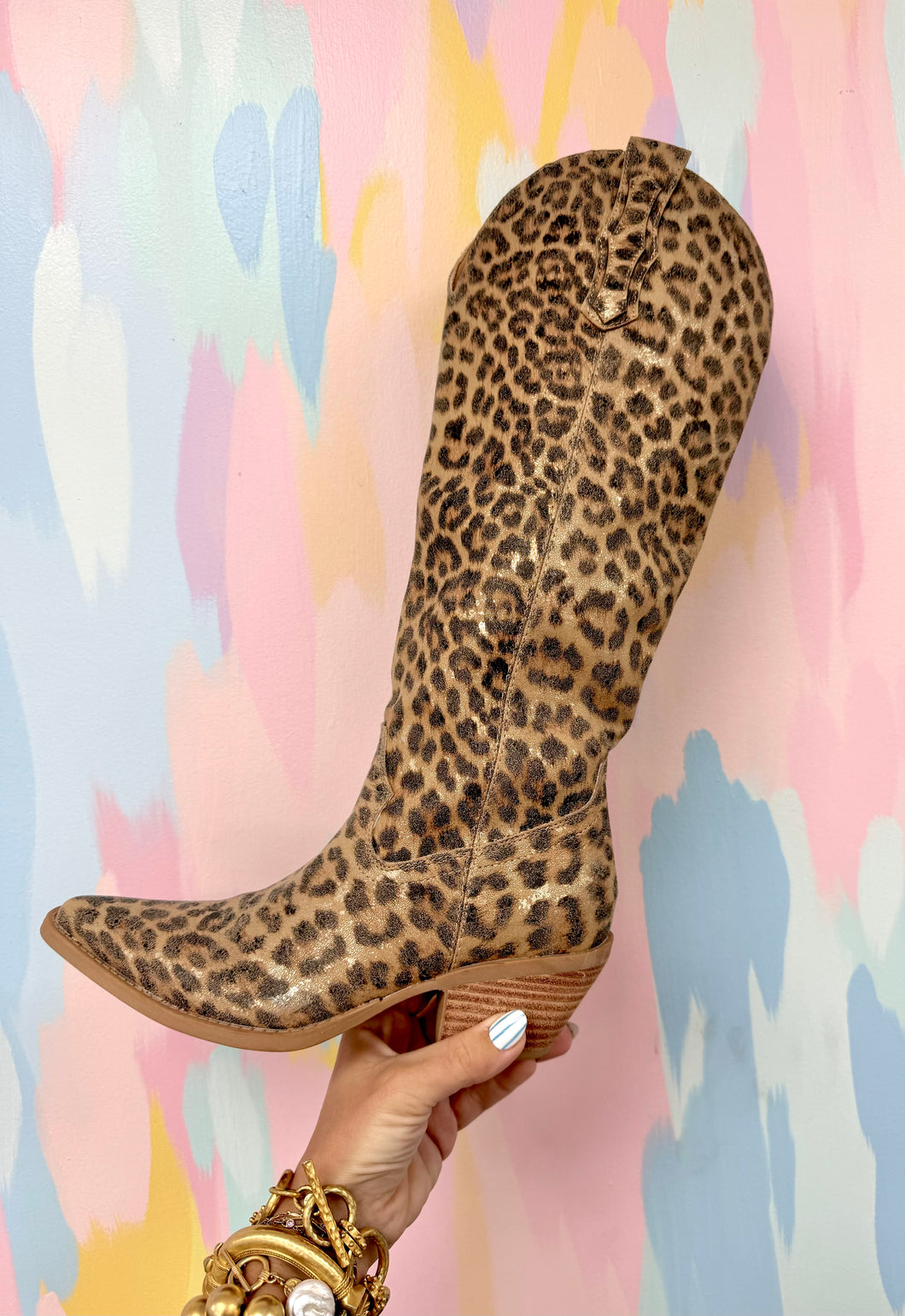Leopard boots