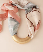 Load image into Gallery viewer, Gold tube scarf enhancer
