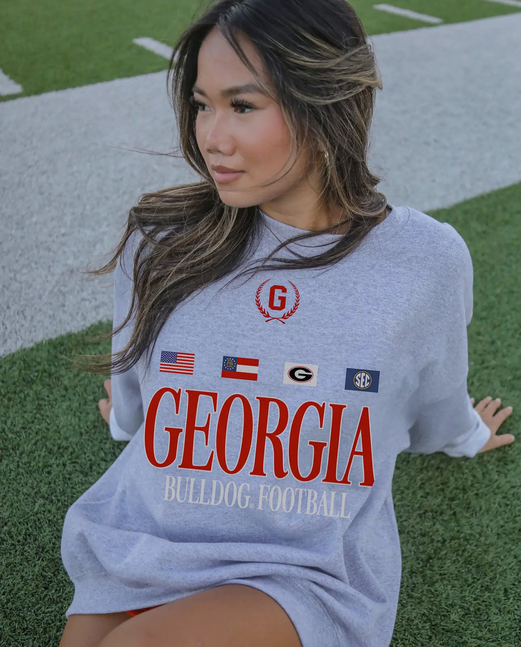 Georgia flags sweatshirt