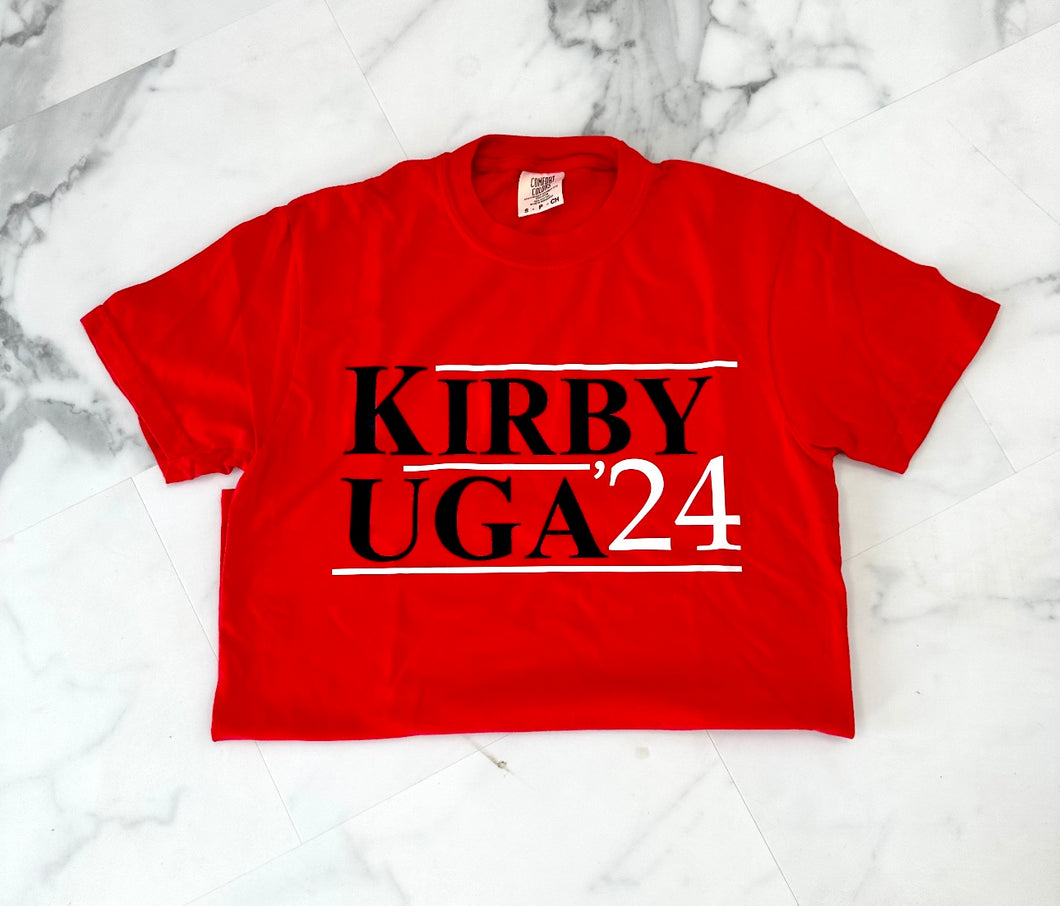 Kirby UGA tee