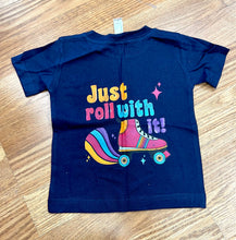 Load image into Gallery viewer, Just roll with it kids tee
