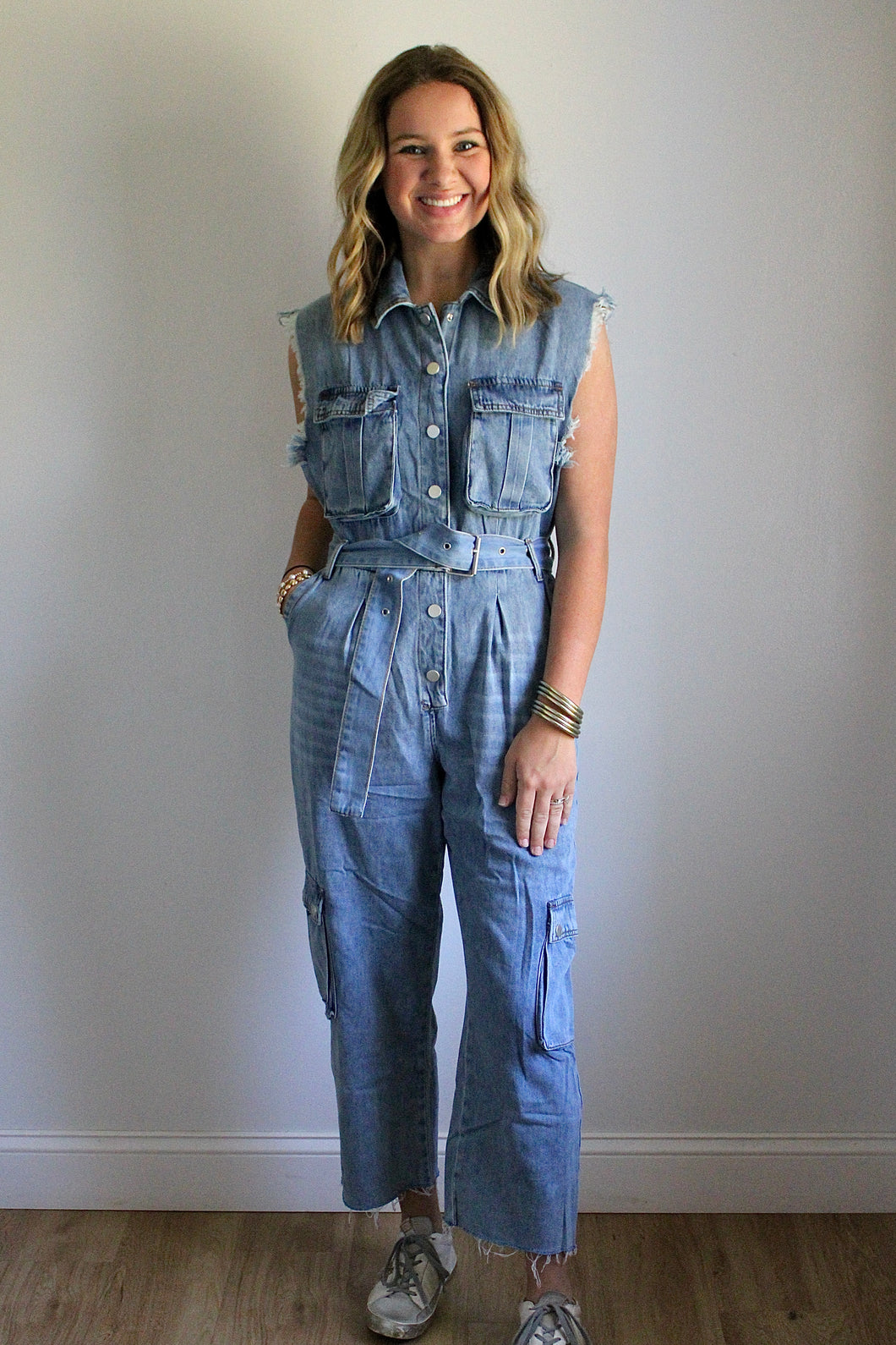 Denim jumpsuit
