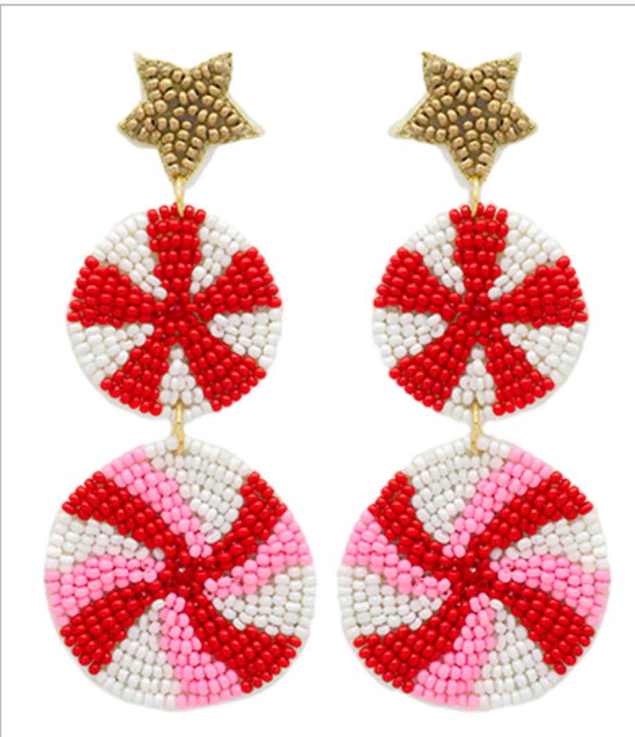 Peppermint earrings