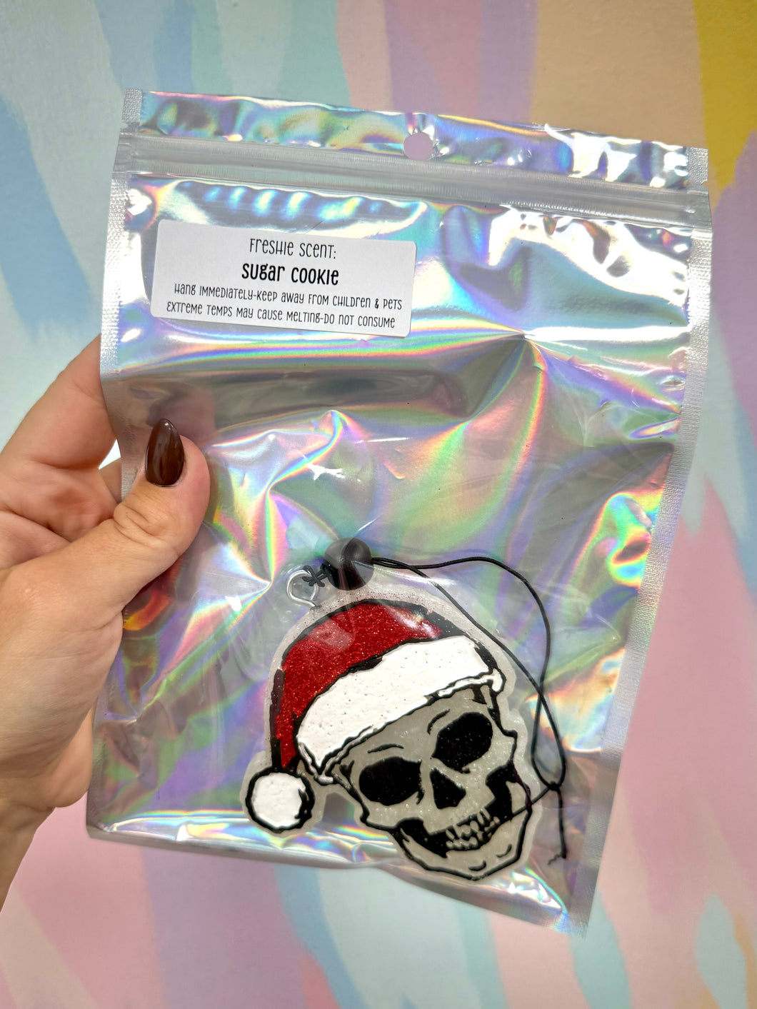 Skull Christmas freshie