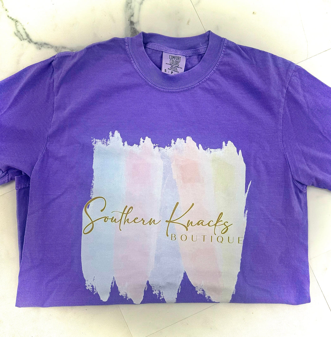 Purple logo tee- deal of the day
