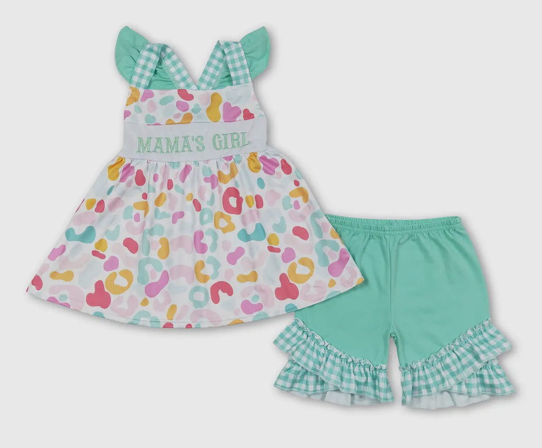 Mama’s girl shorts set