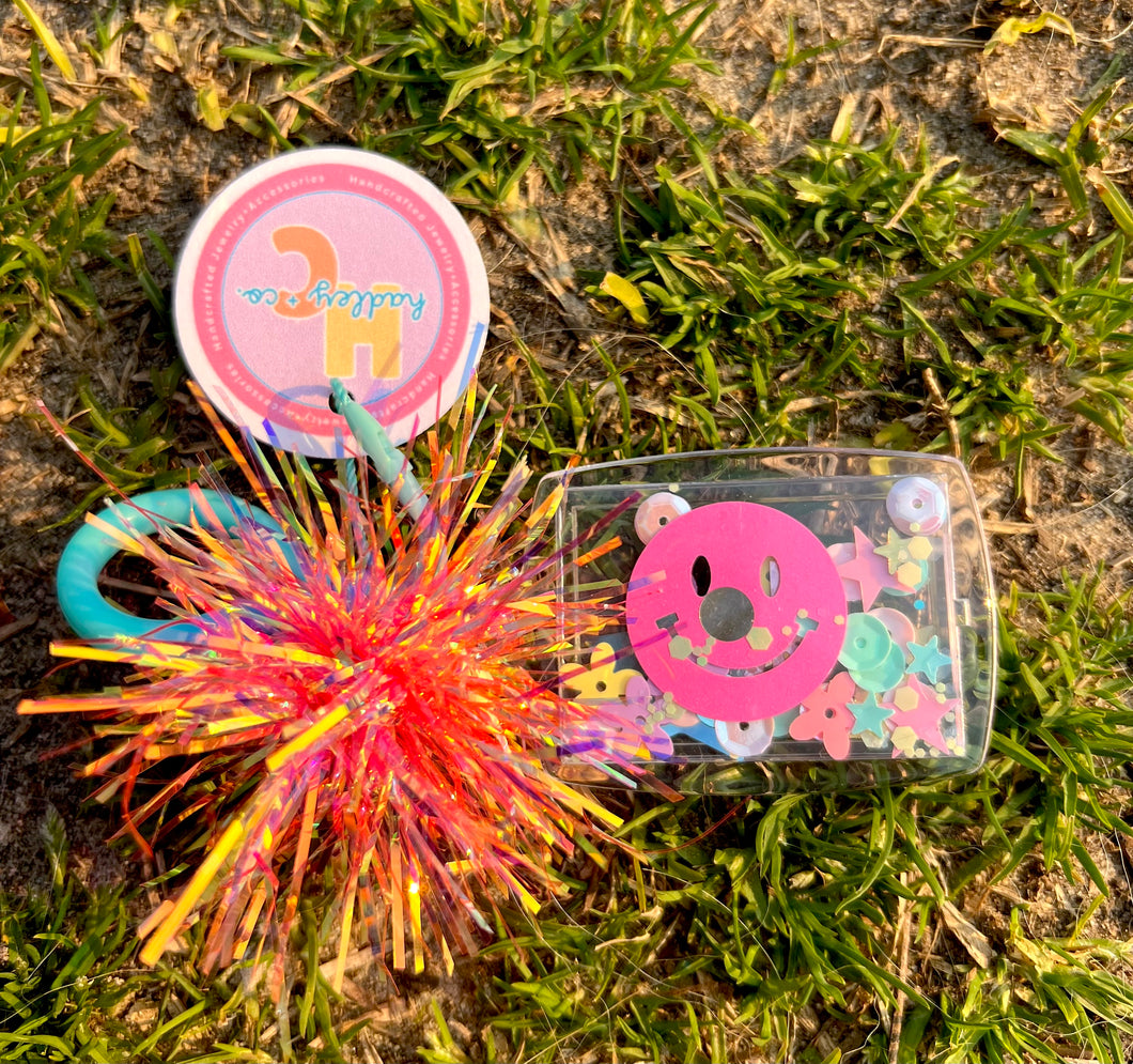 Smiley Hadley + co keychain
