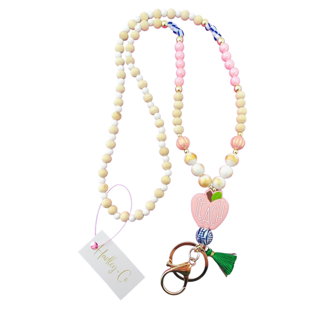 Apple teach Hadley +co lanyards