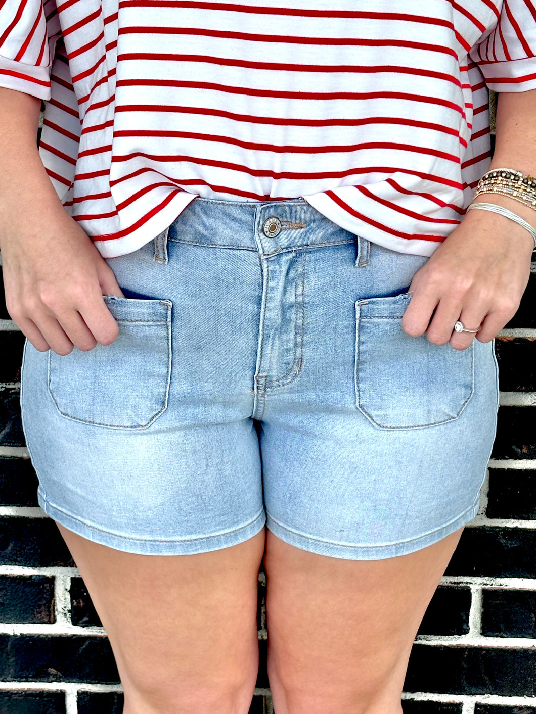 Front pocket shorts- deal of the day
