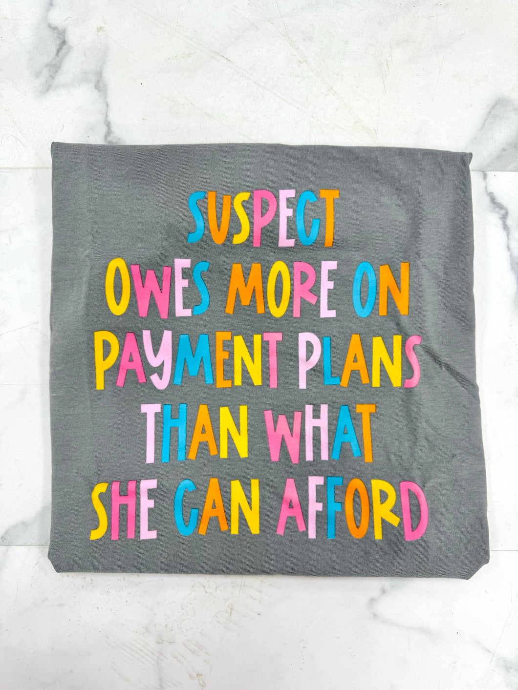 Payment plans tee