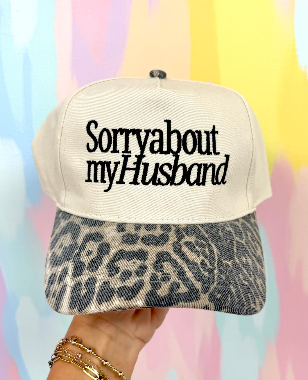 Sorry about my husband hat