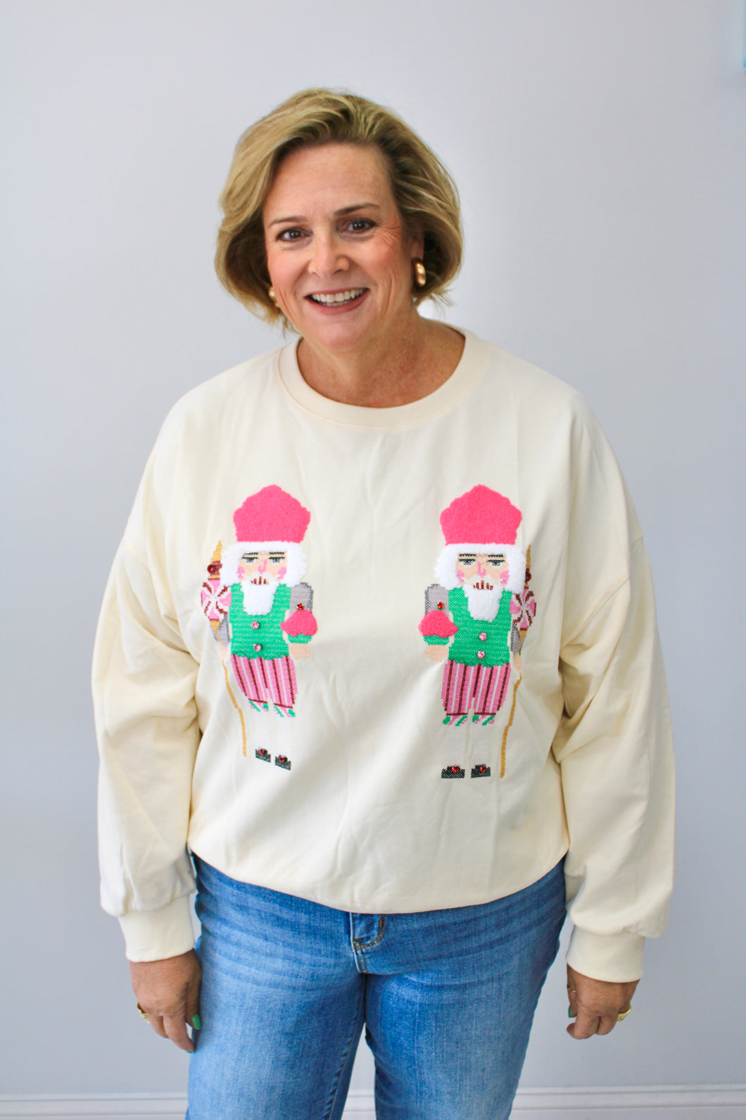 X stitch nutcracker top