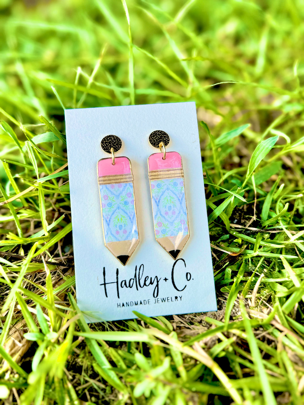 Floral Pencil Hadley +co earrings